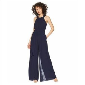 Vince Camuto Halter Jumpsuit in Navy size 6